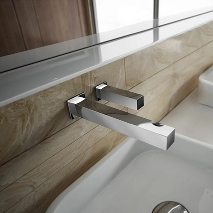 Faucet & Dispenser - Rectangular Wall Mount