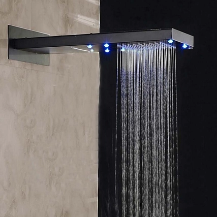 Shower Head - 22" x 9" LED Waterfall/Rainfall