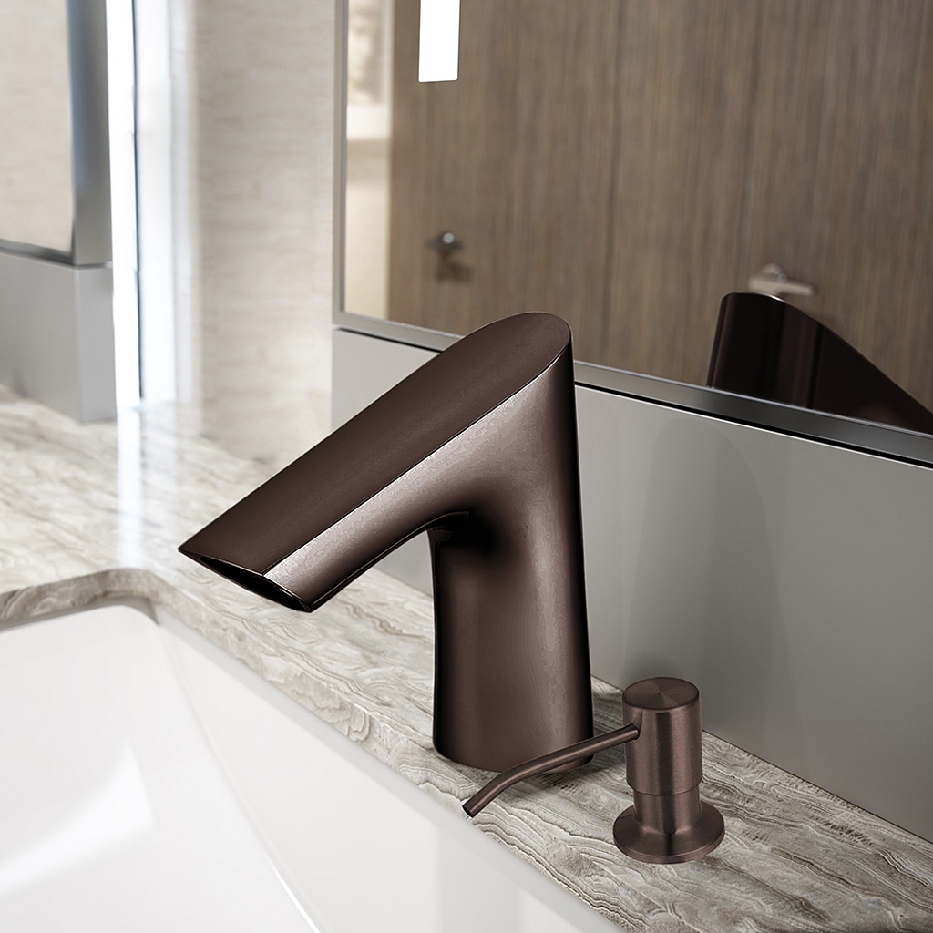 Bronze touchless soap sale dispenser