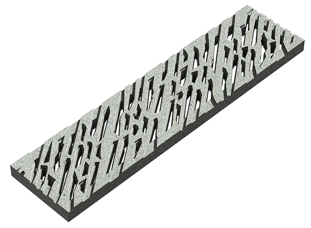 Trench Grate in Avant-Garde (CHISELED-122)