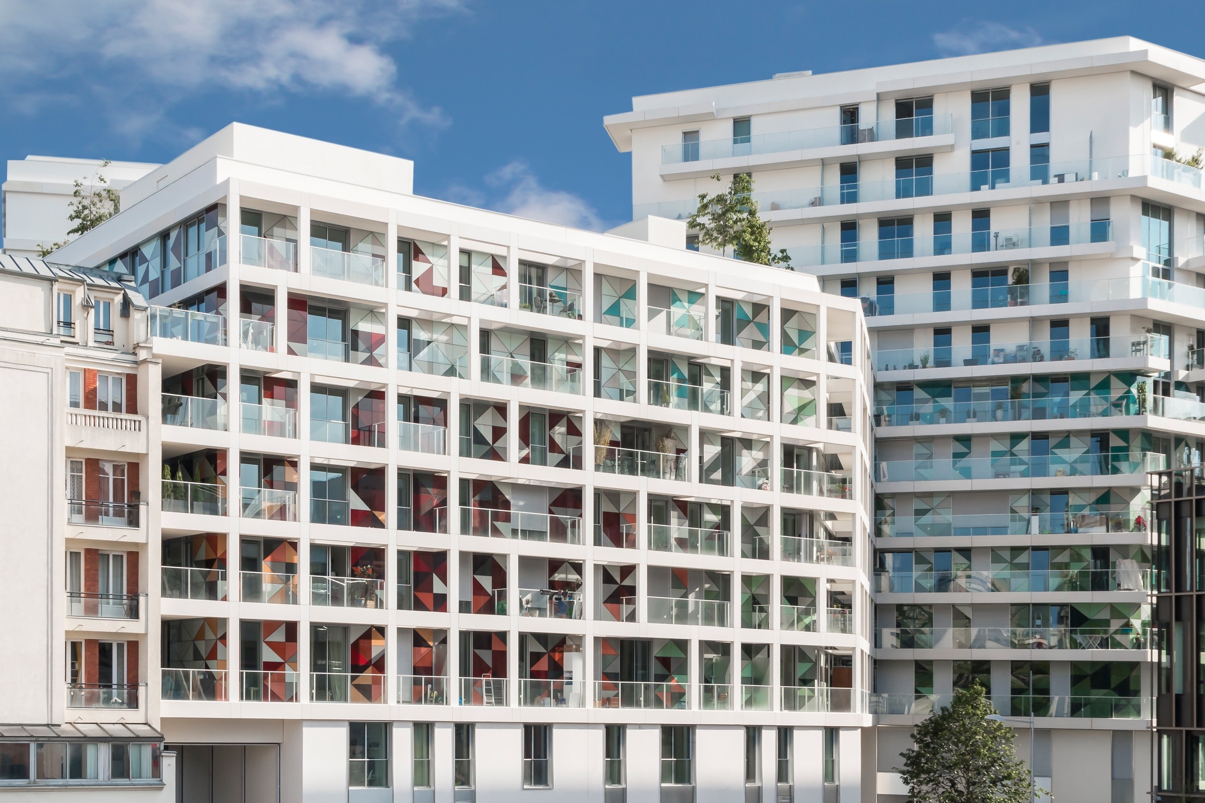 Glass Rainscreen in Zac Seguin Residential Estate