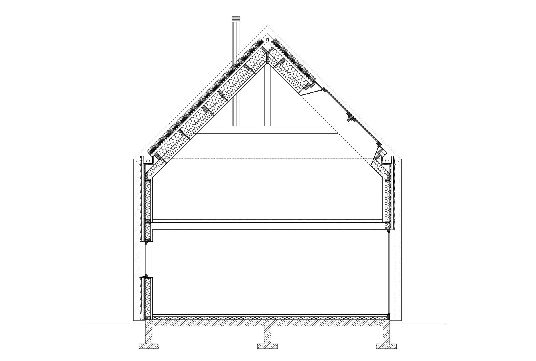 Roof Window in Cooperative Housing in France