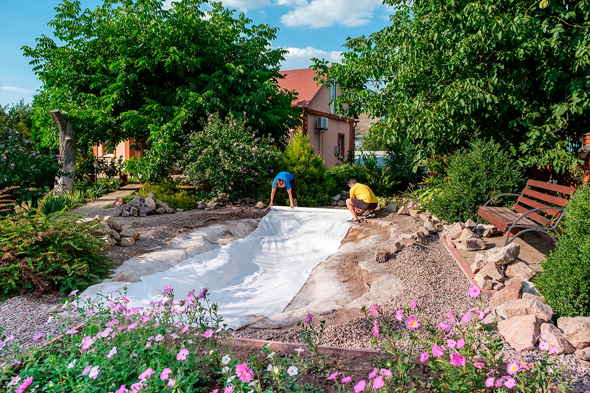 Geotextil para construcción