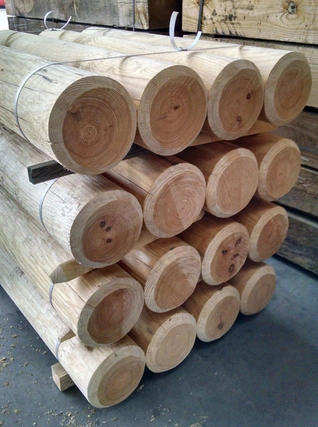 Timber Columns and Piles - Gun Barrel Piling