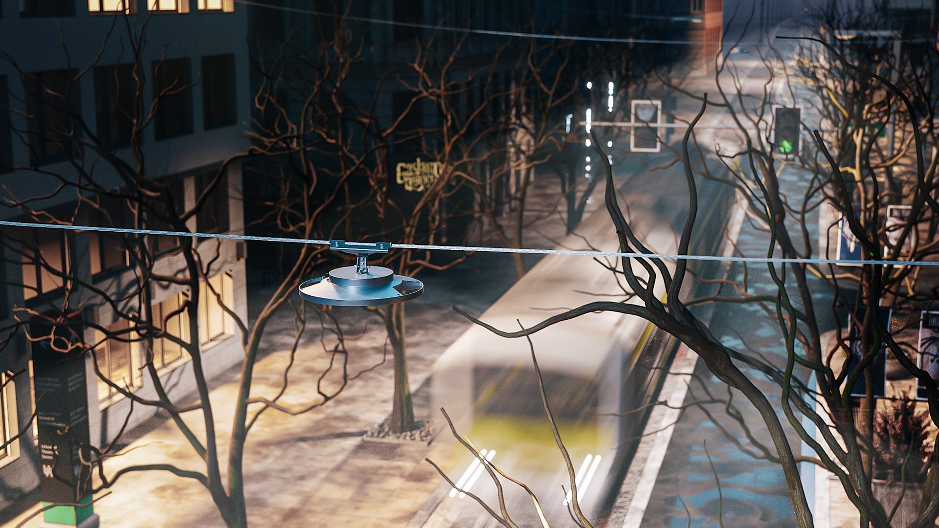 Street Light - Twilight Copenhagen