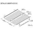 Fachadas y Cubiertas Industriales - Panel CD 50E-51C
