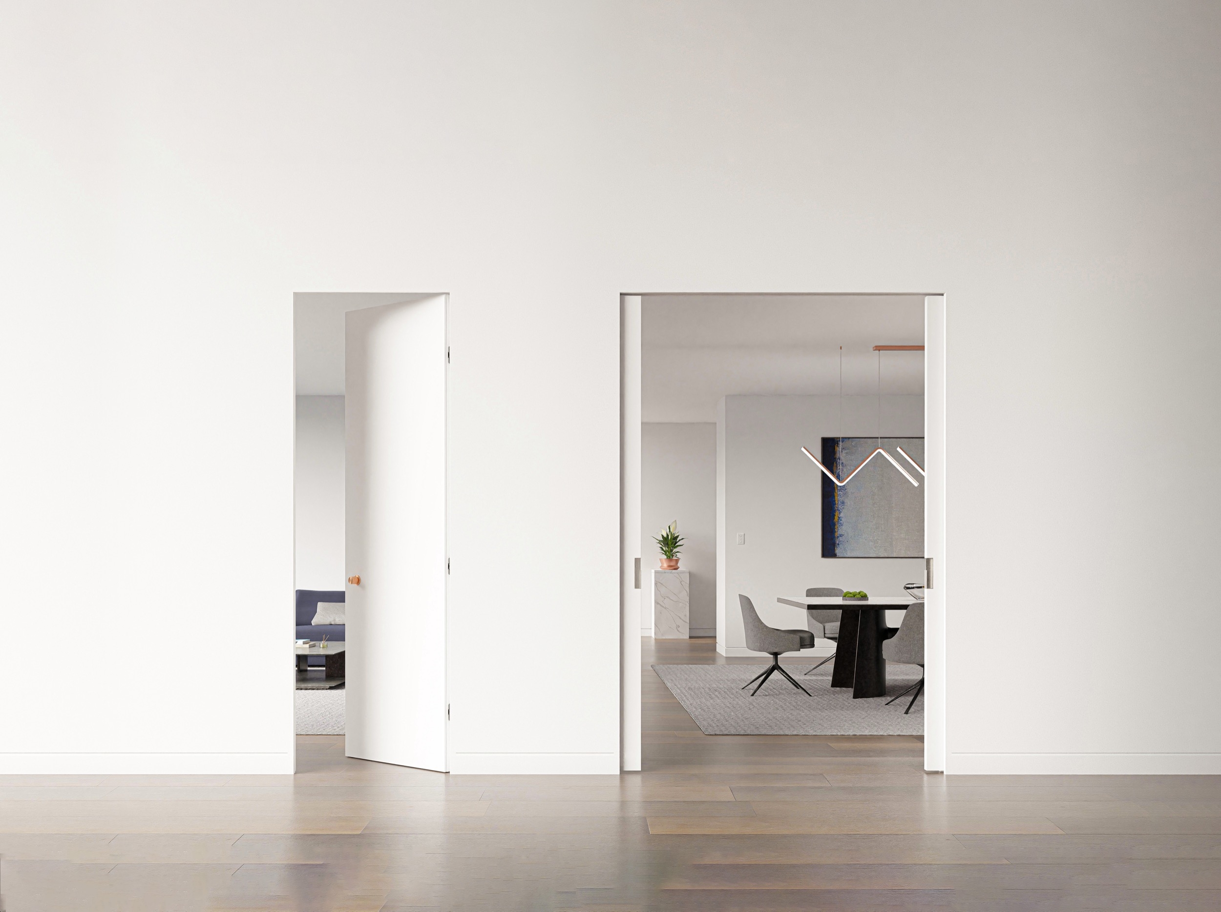 Flush Pocket Door - SlideSet