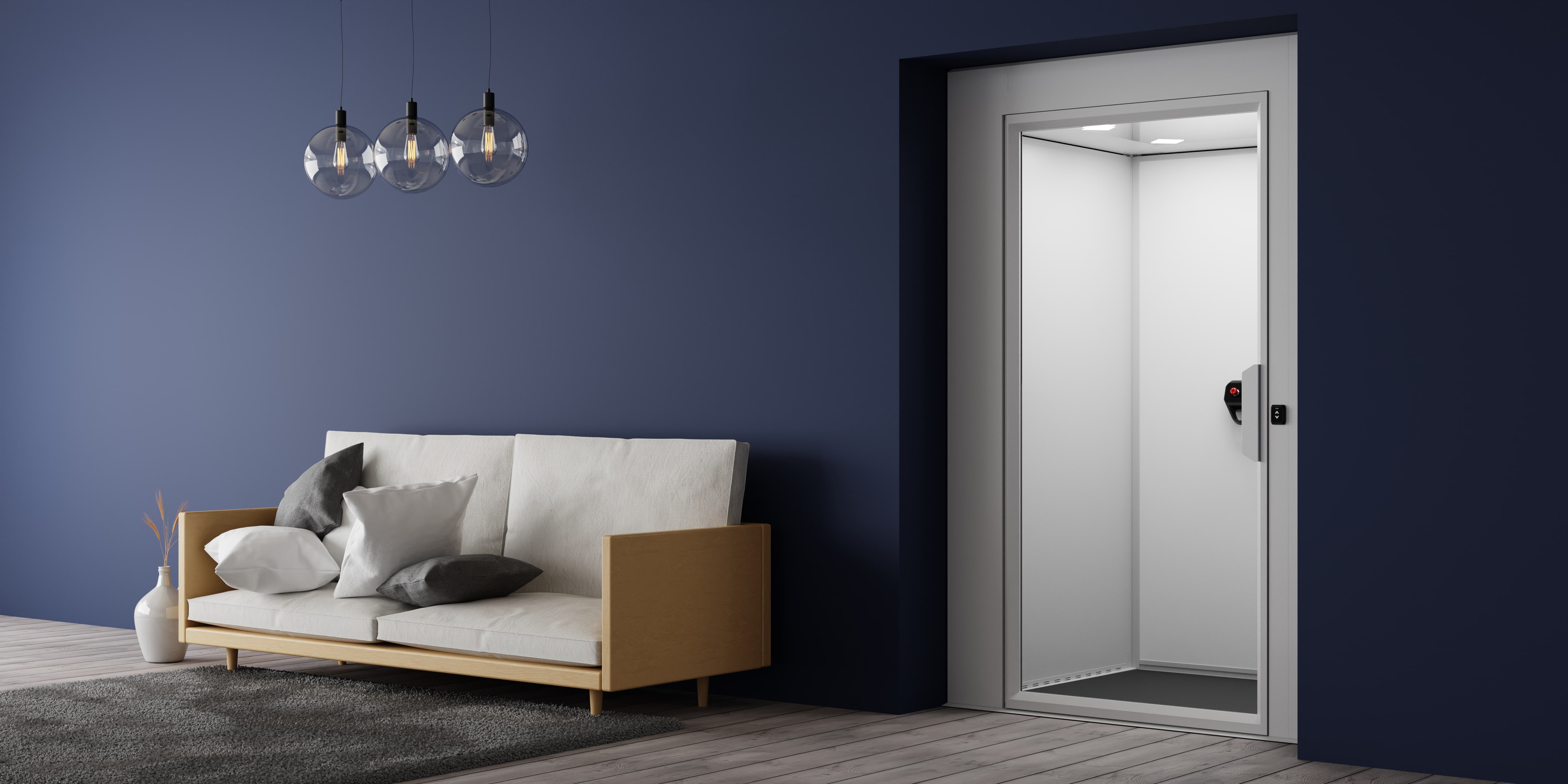 Shaftless Cabin Home Lift - V70 Elegance