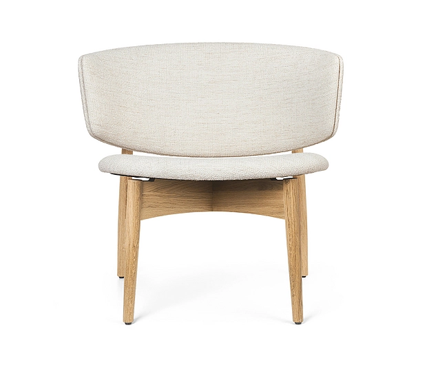 Ferm Living Lounge Chairs - Herman Wood Boucle Oak Off-White