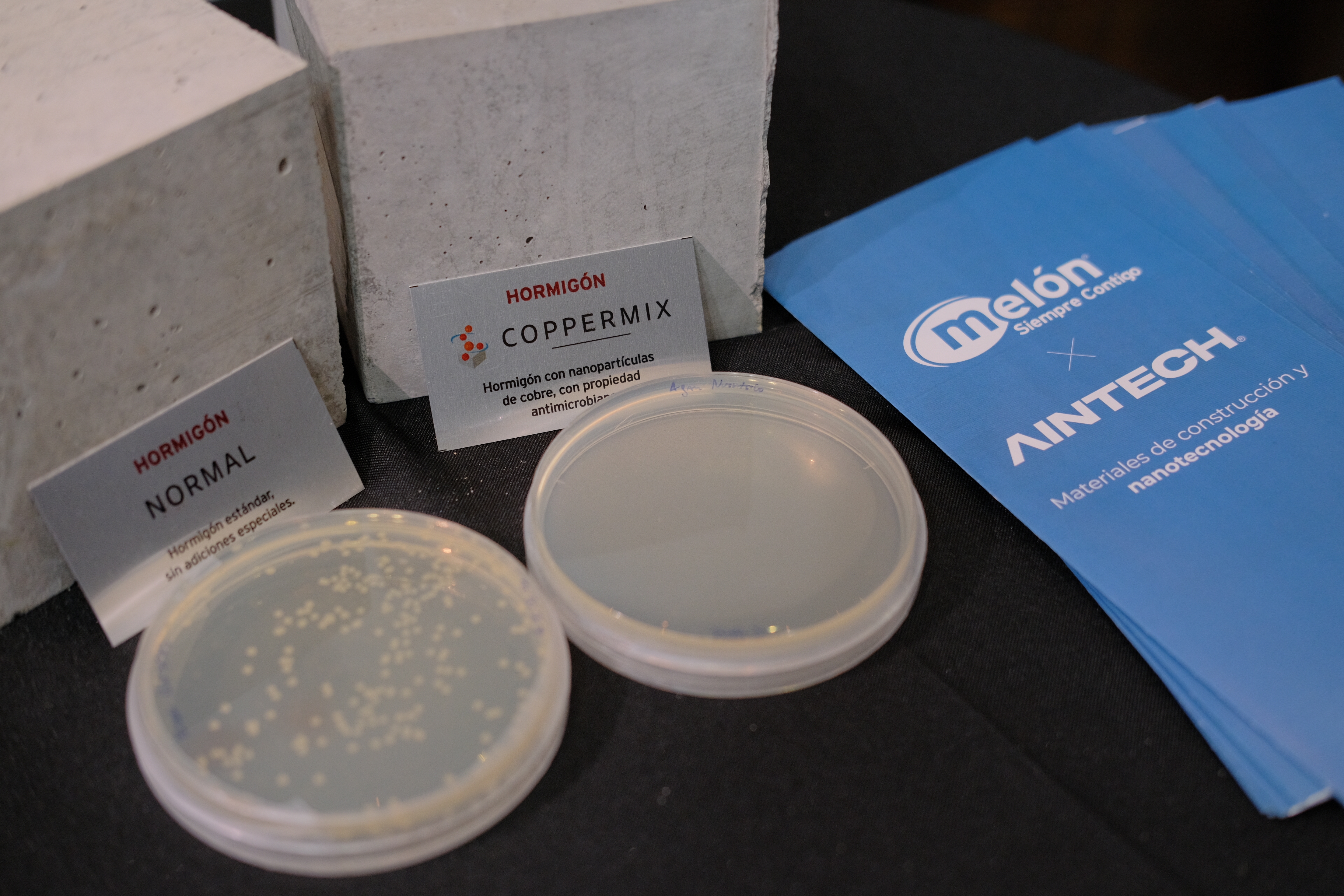Hormigón con nanopartículas de cobre - Coppermix