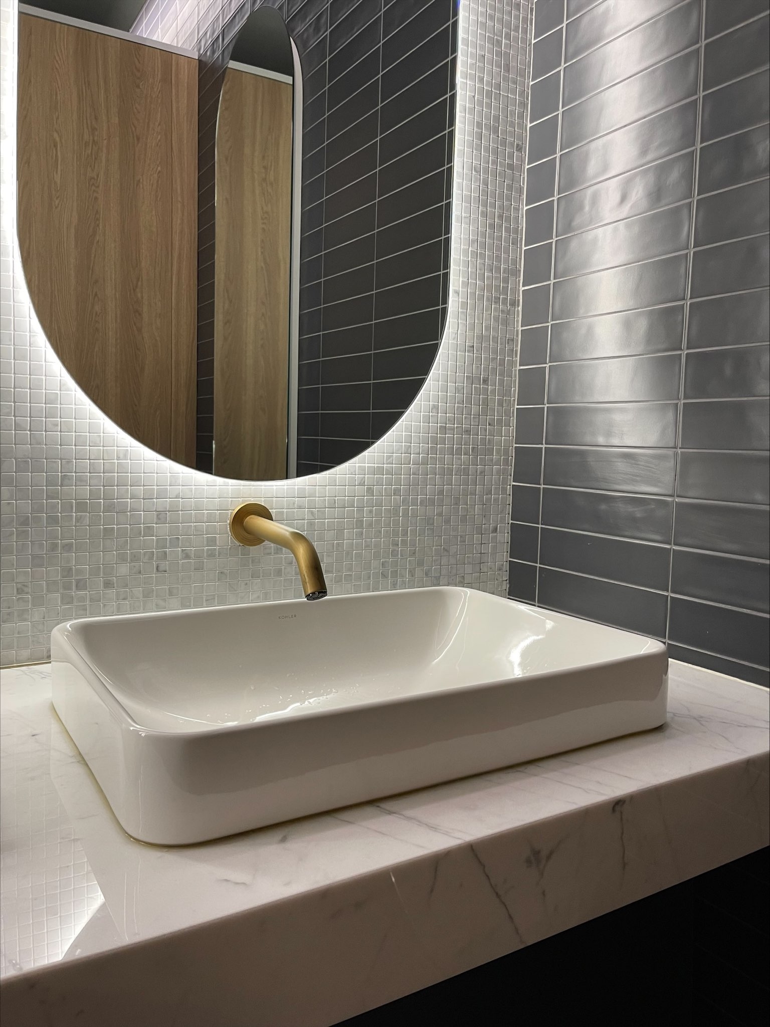 Wall-mount Faucets in 550 Madison Avenue Restrooms