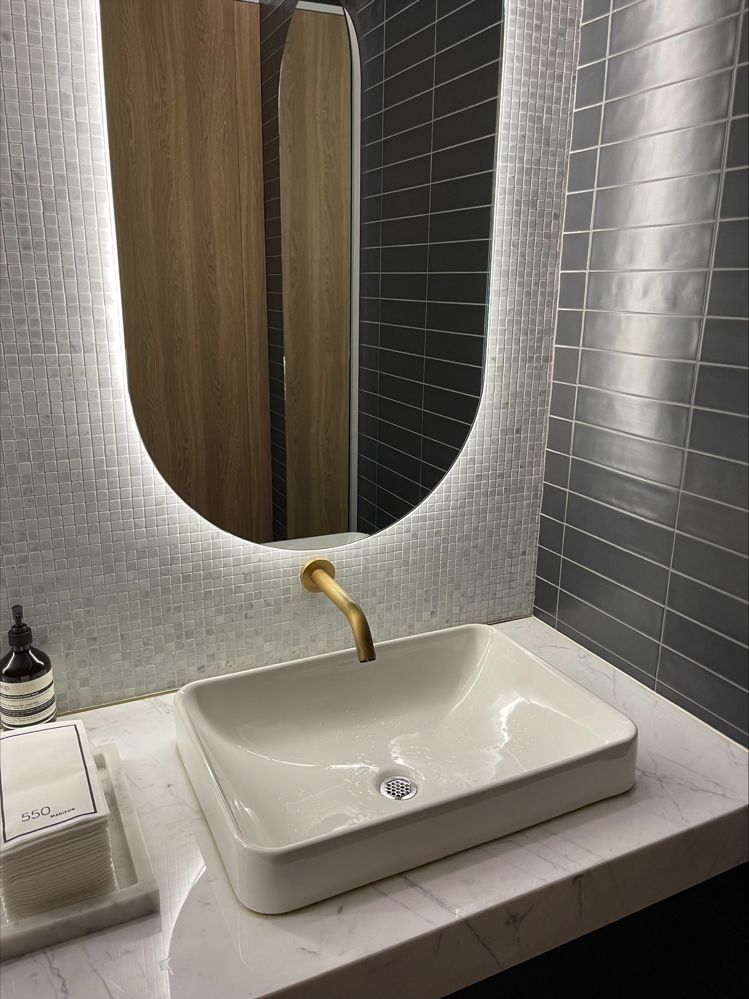 Wall-mount Faucets in 550 Madison Avenue Restrooms