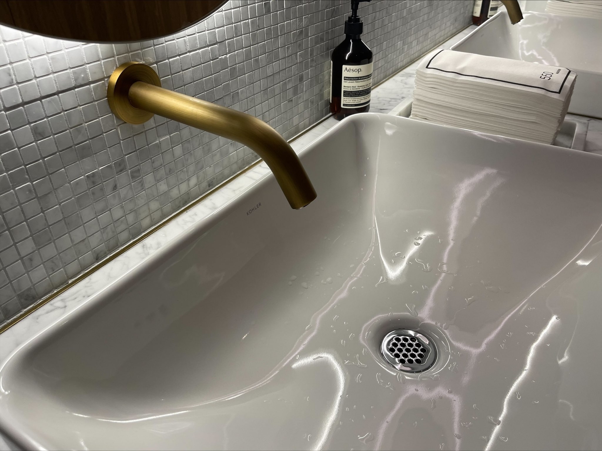 Wall-mount Faucets in 550 Madison Avenue Restrooms