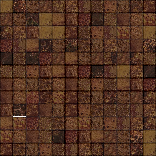 Corten Oxidum Mosaic 2.5 x 2.5