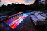 LED Video Floor in a Swimming Pool