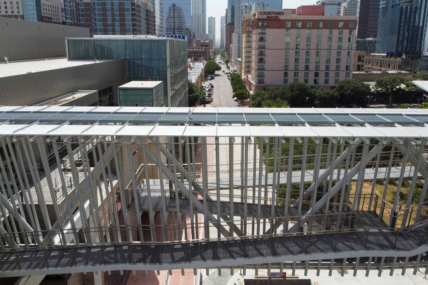 Wire Mesh in Austin Hilton Hotel