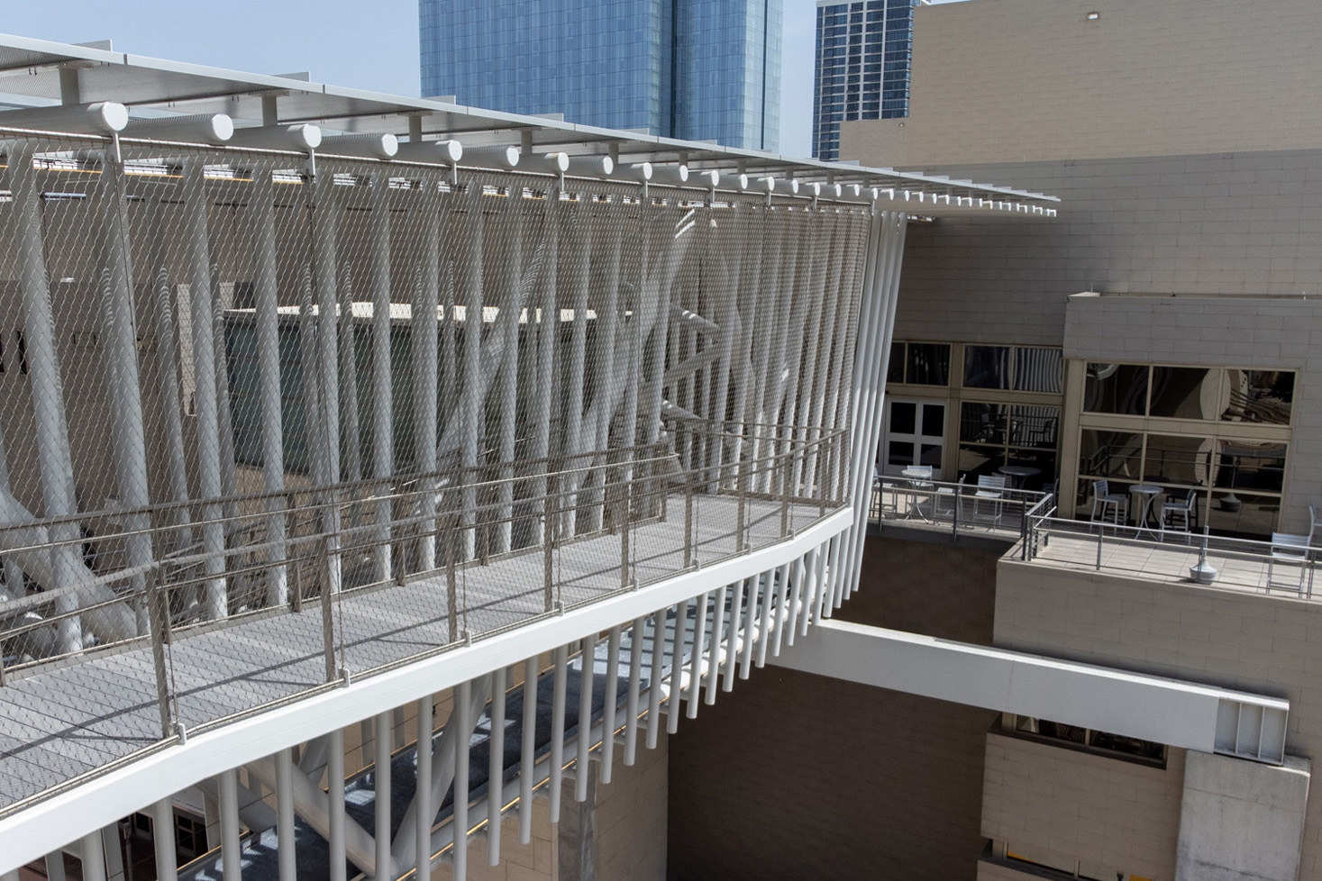 Wire Mesh in Austin Hilton Hotel