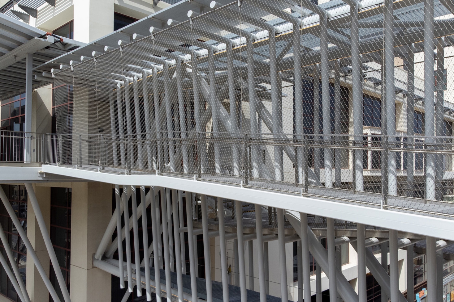 Wire Mesh in Austin Hilton Hotel