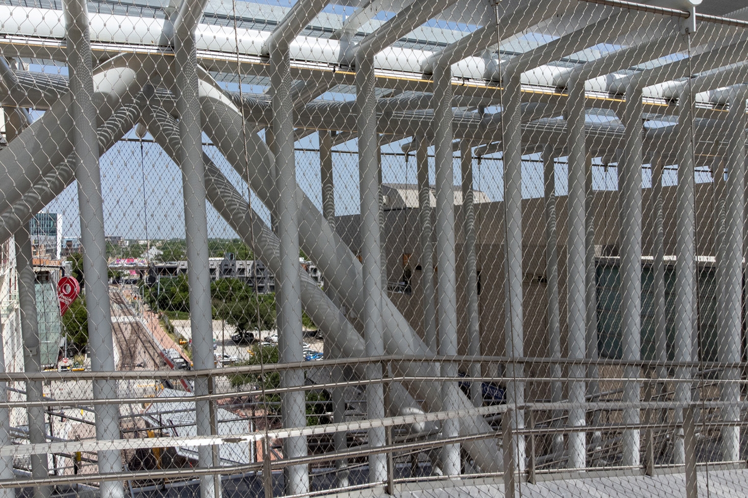 Wire Mesh in Austin Hilton Hotel