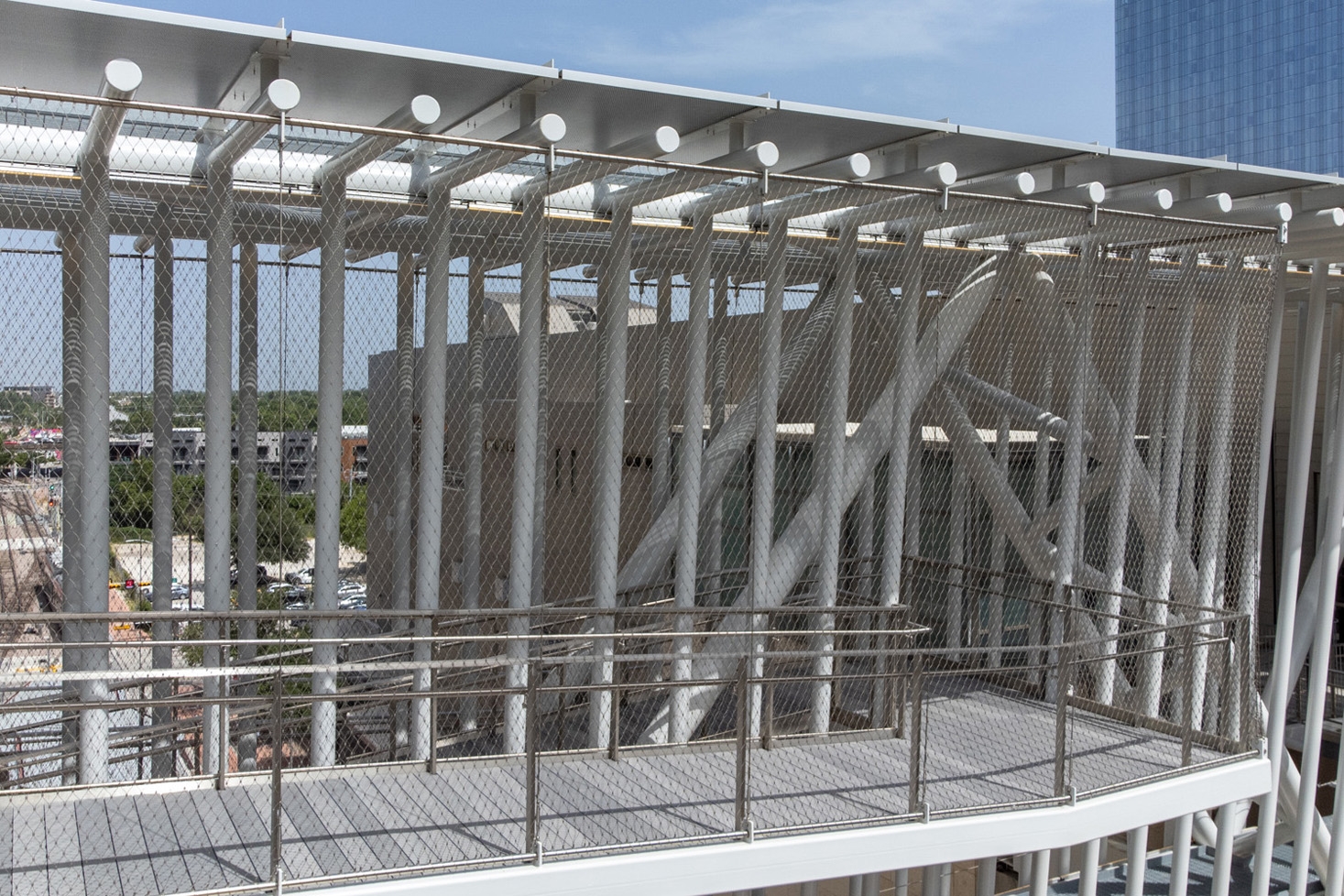 Wire Mesh in Austin Hilton Hotel