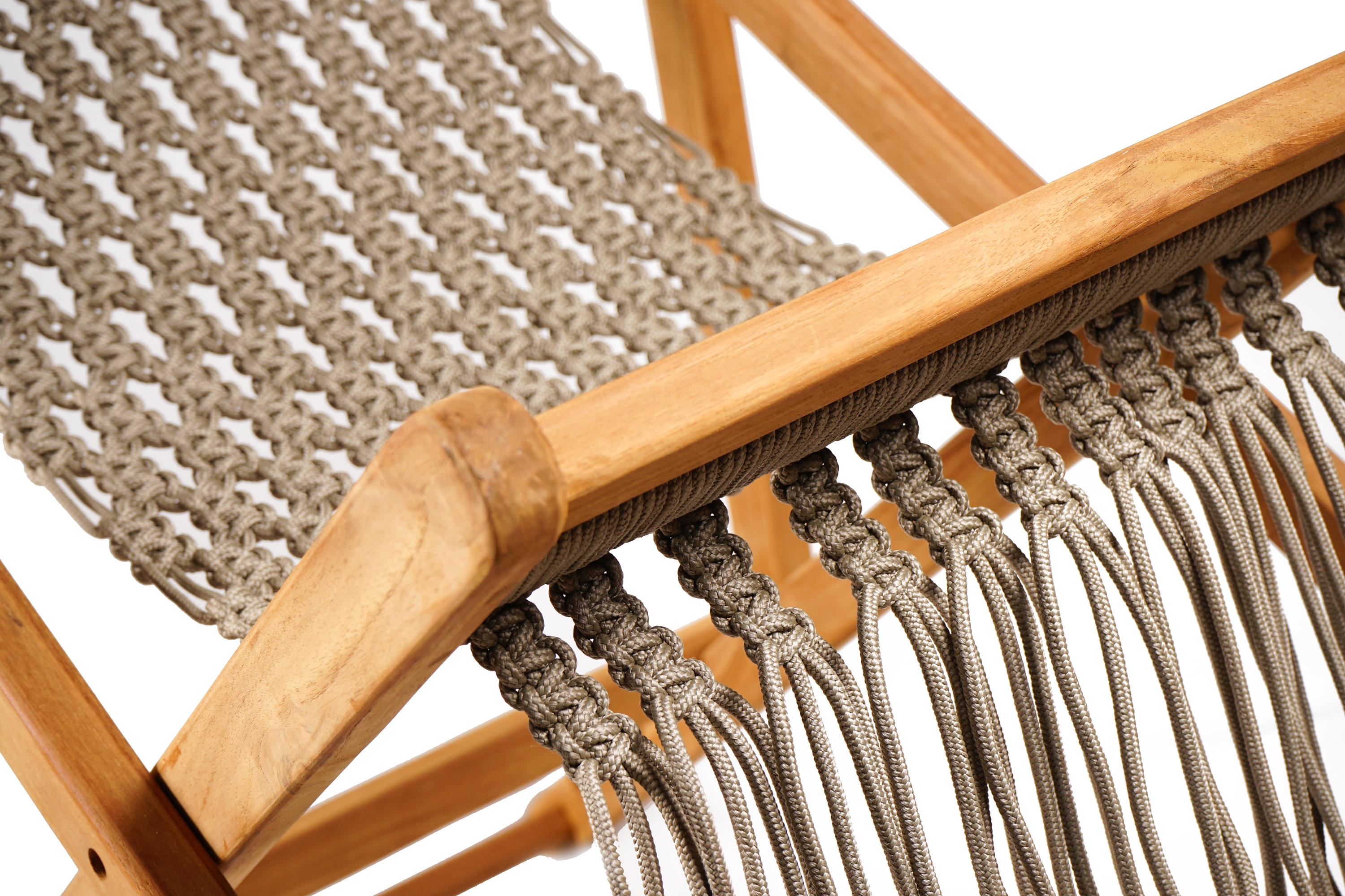 Sun Loungers and Stools with Macrame Weaving - Fes