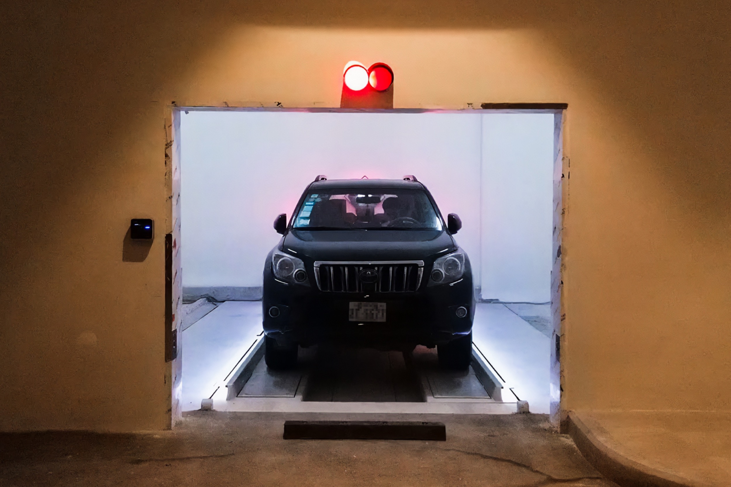 Robotic Parking System in Mixed-Use Building