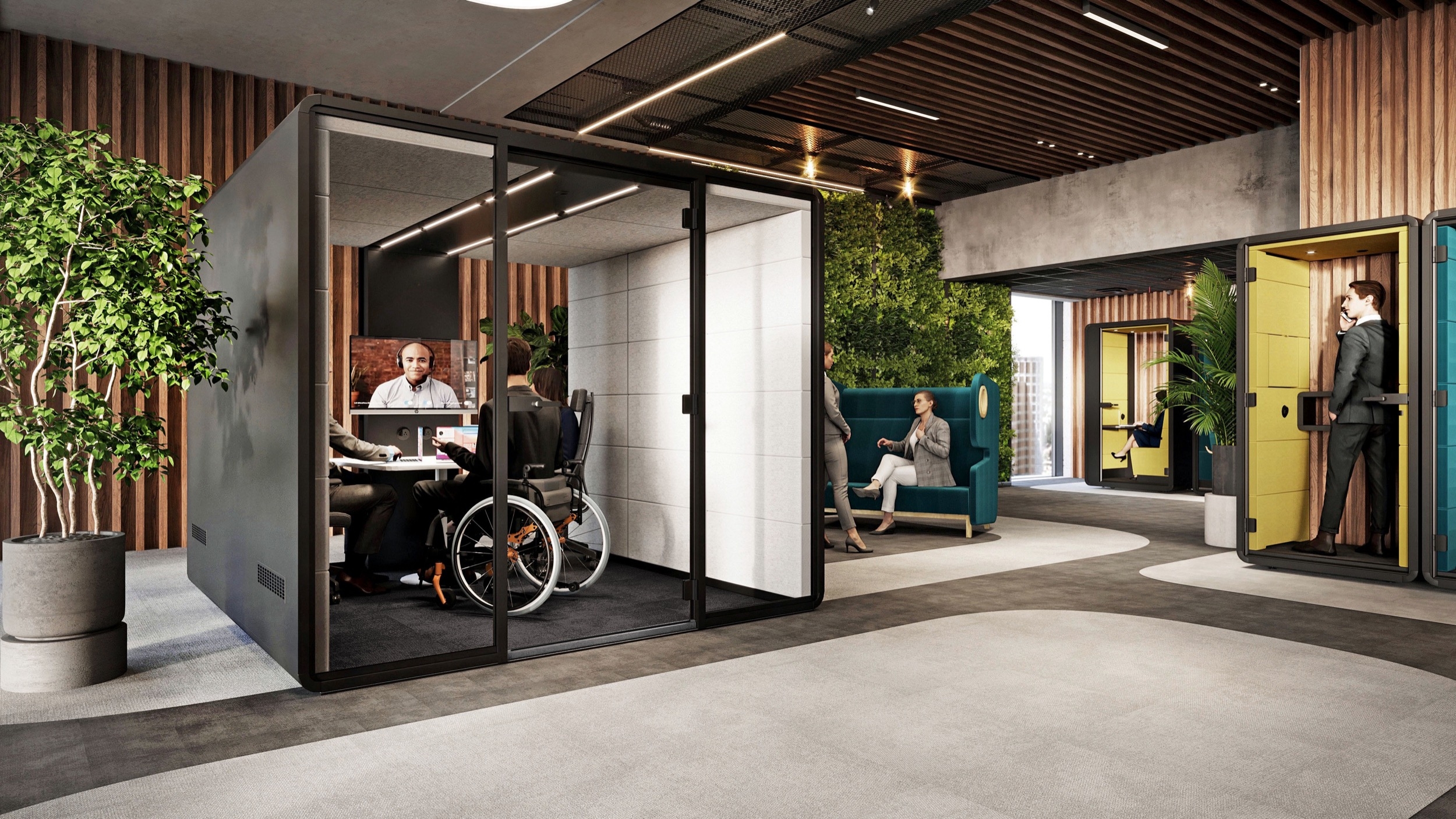 Large Meeting Pods - HushAccess.L
