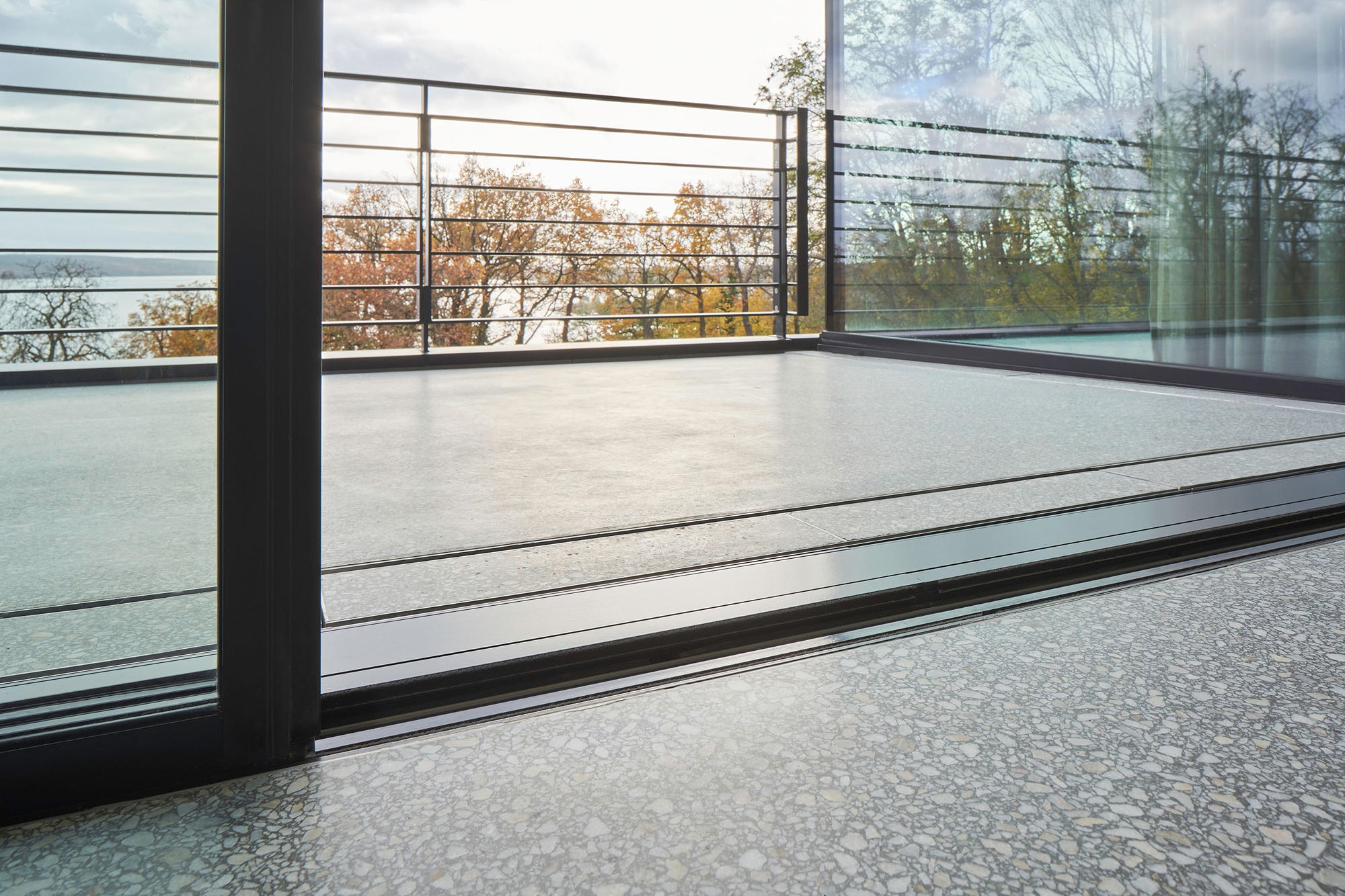 Sliding Glass WIndows in Villa Schwielowsee