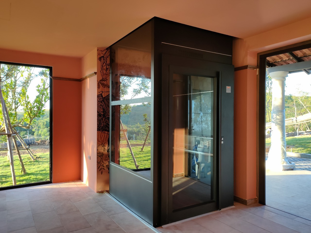 Home Lift in Thai Villa