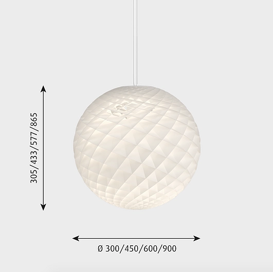 Patera Lamp dimensions