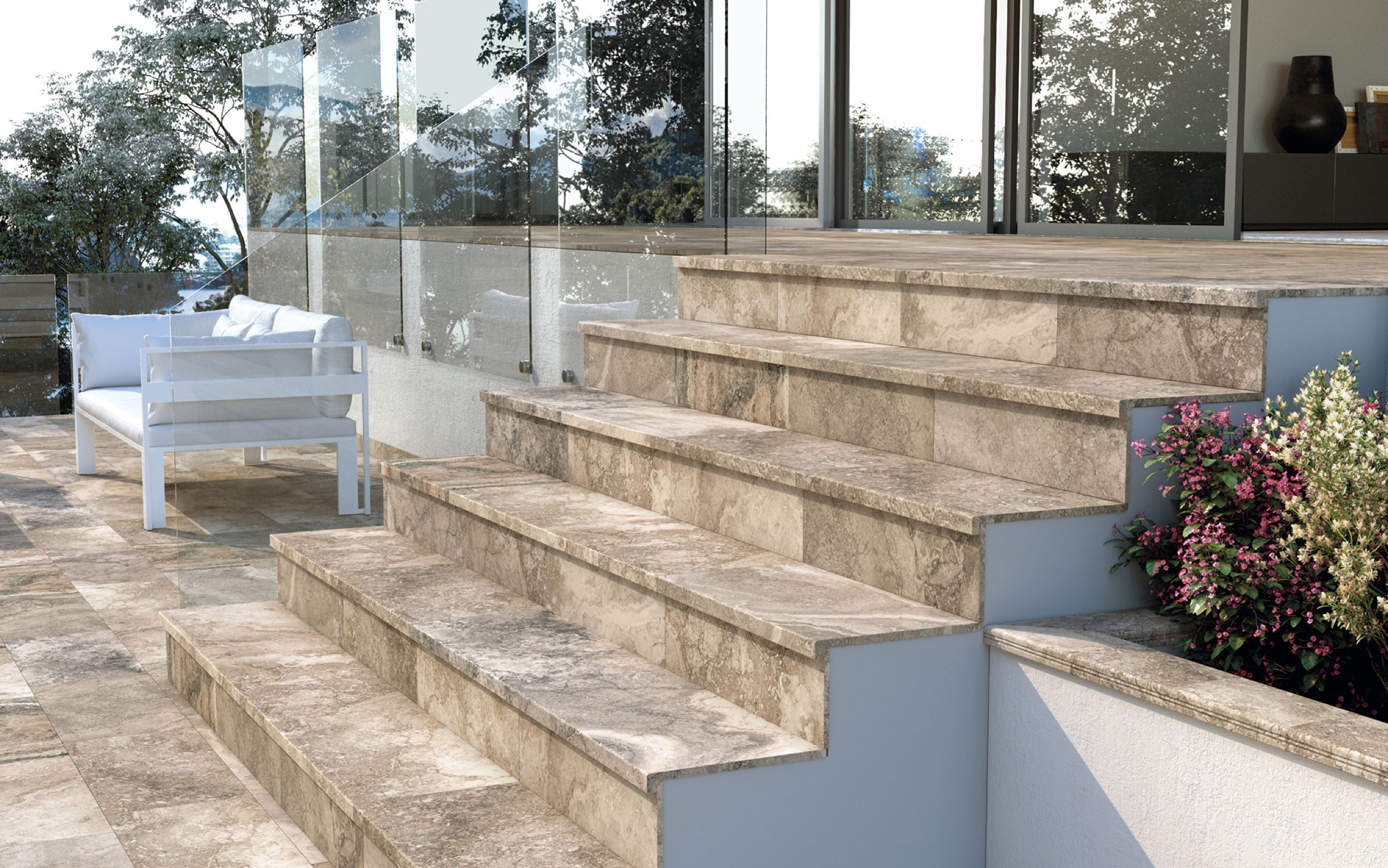 Residential and Pool Flooring - Stone