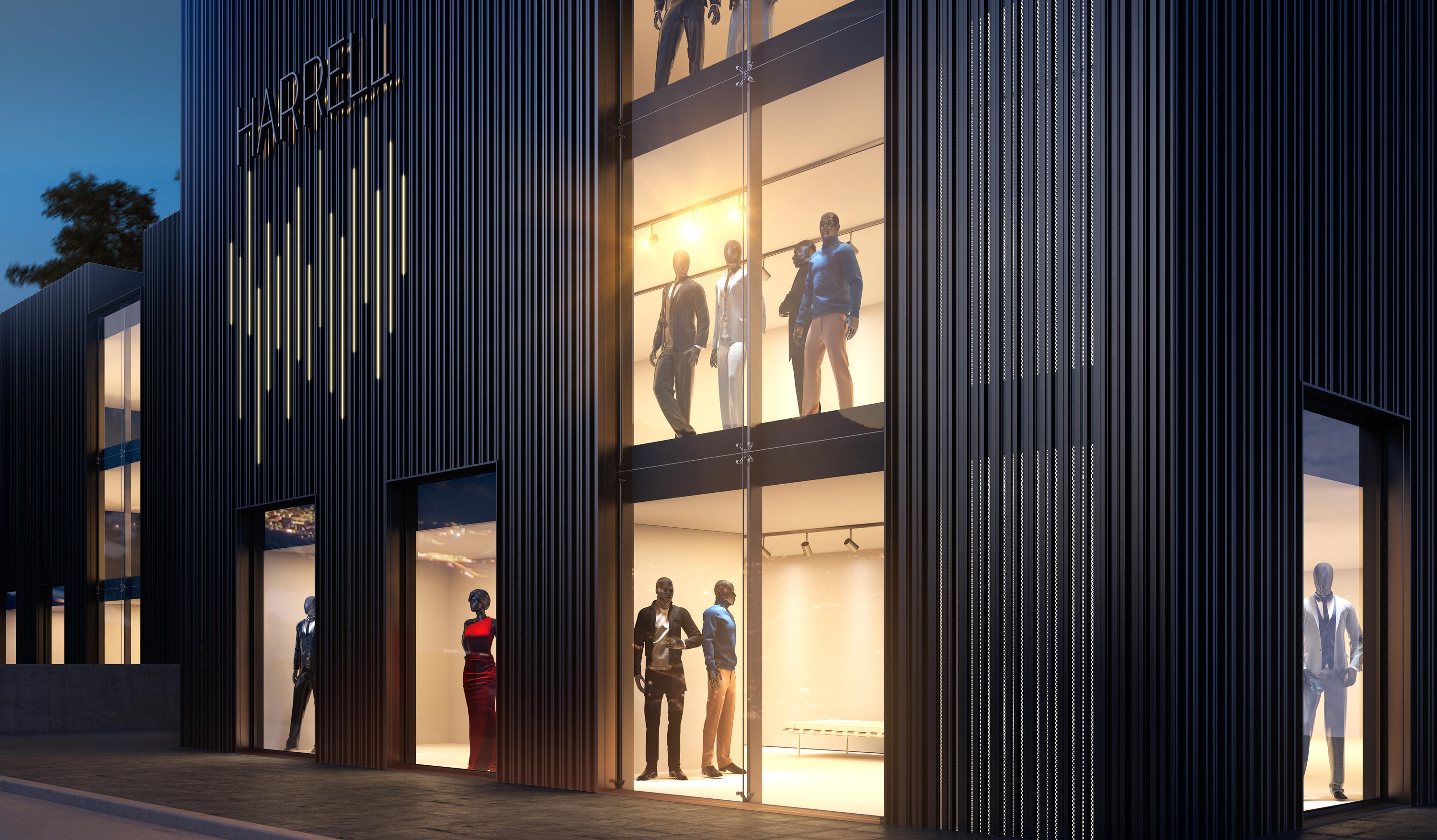 Exterior & Interior Finish - Barcode Cladding