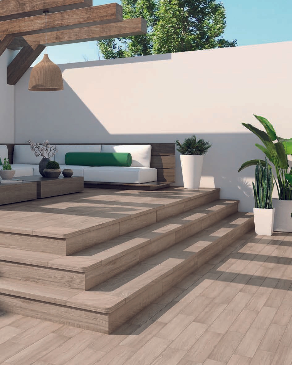 Porcelain Tiles - Imitation Wood Flooring