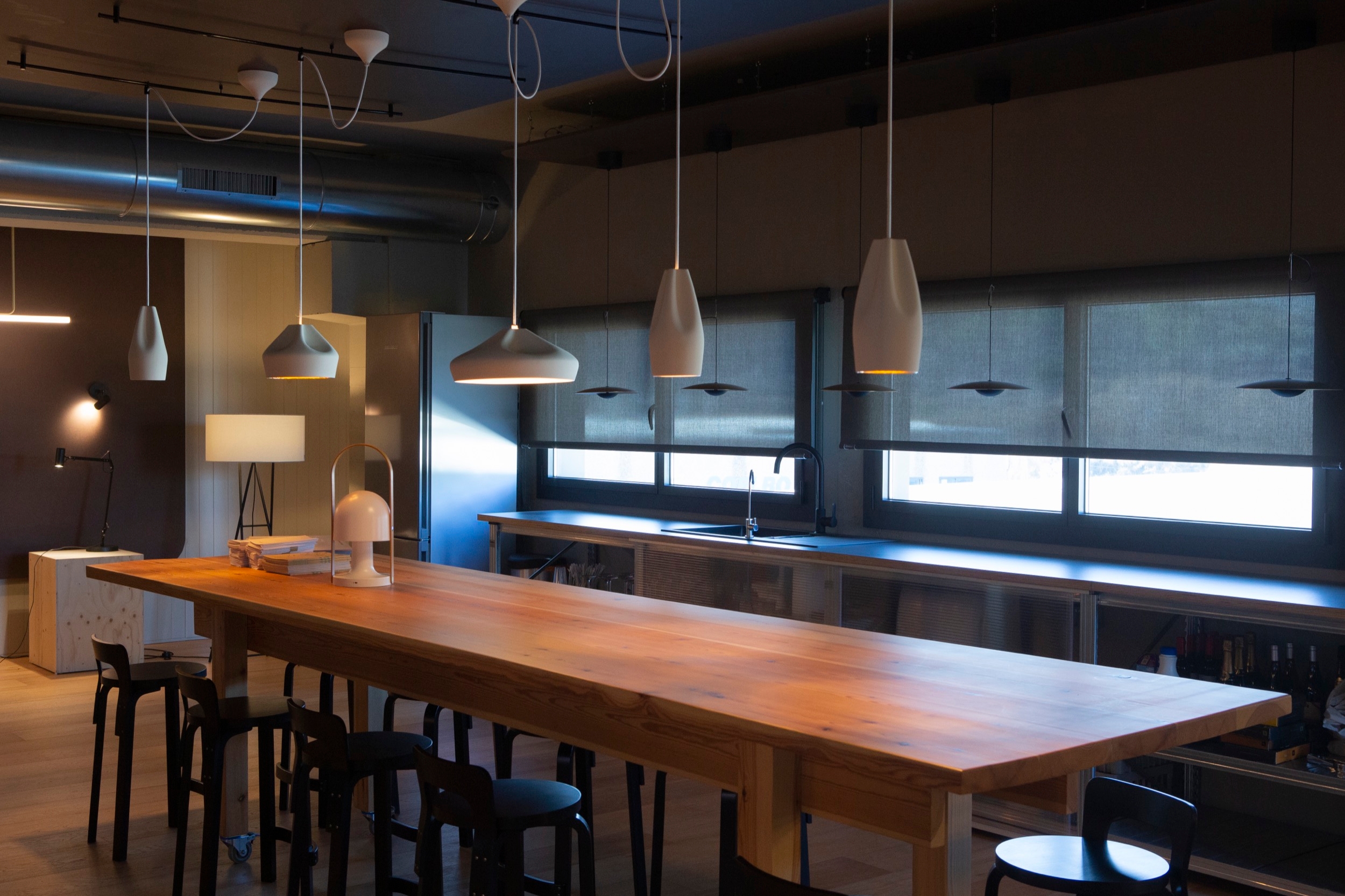 Roller Shades in Marset Headquarters