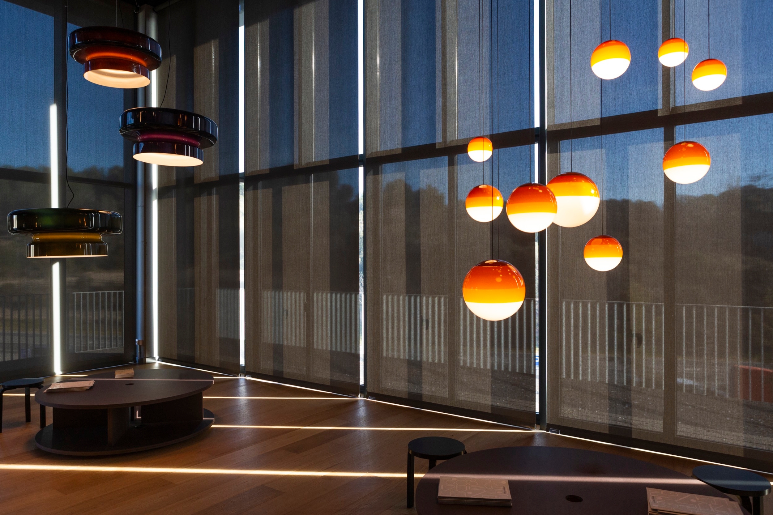 Roller Shades in Marset Headquarters