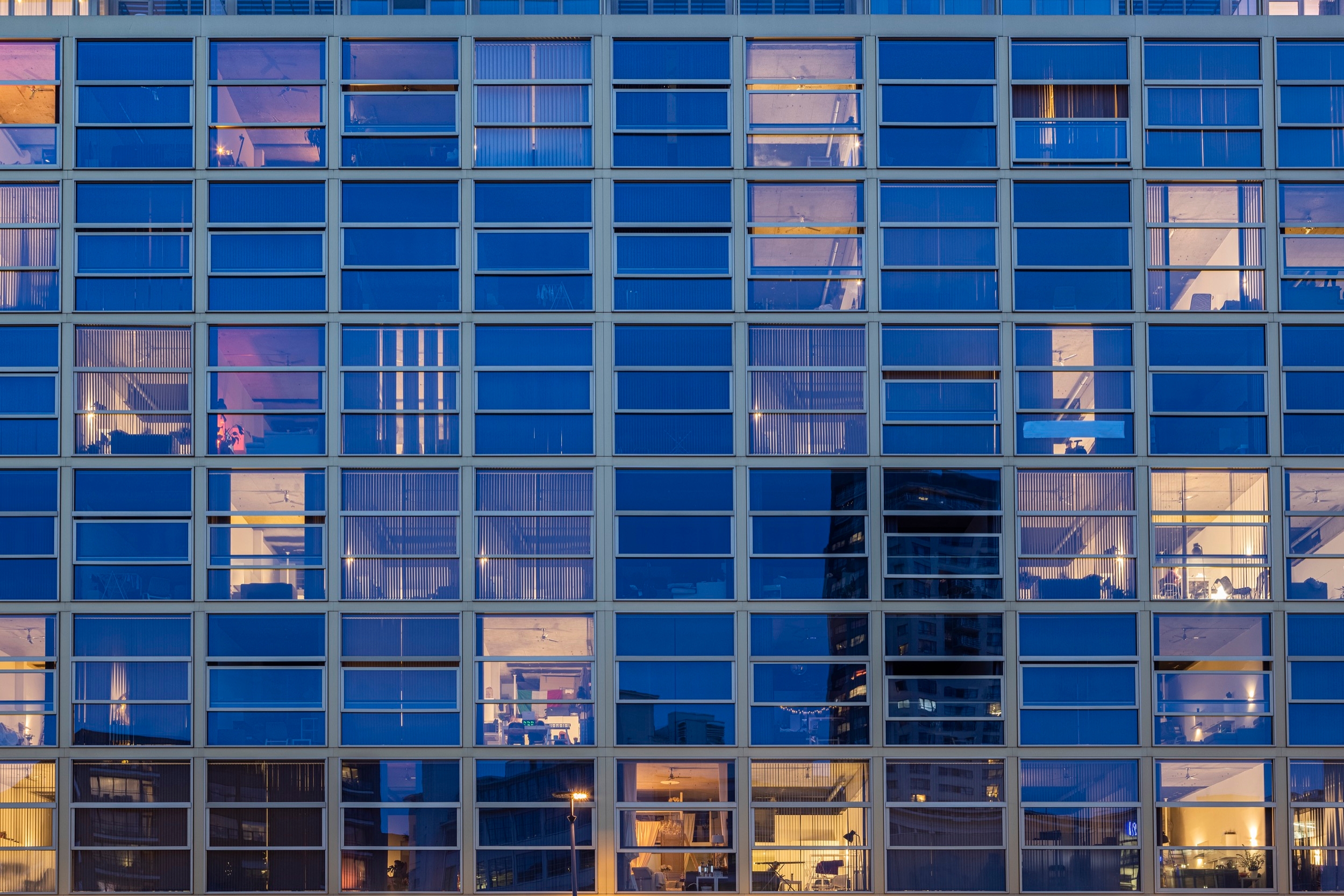 Vertical Blinds in Woongebouw Lighting