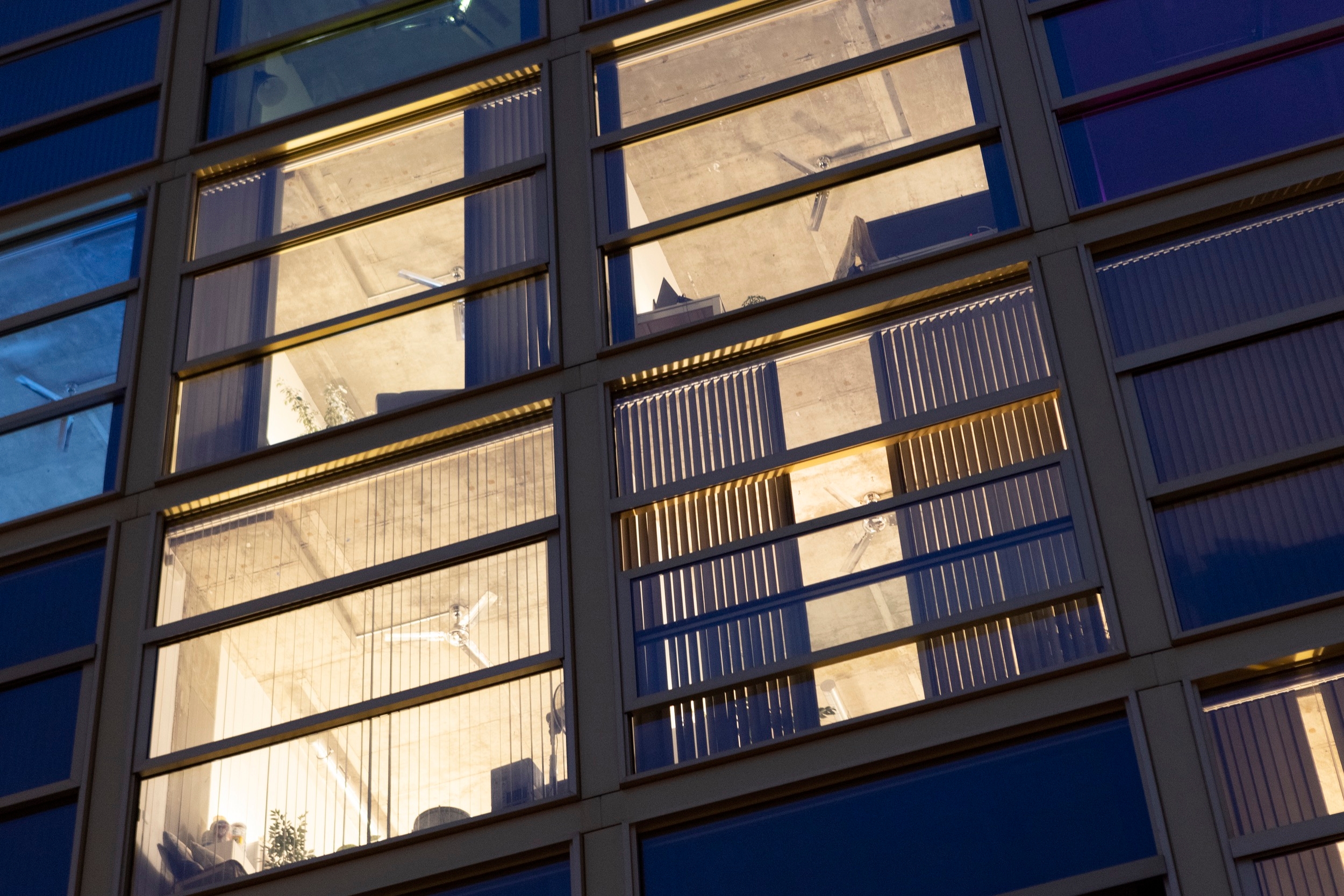 Vertical Blinds in Woongebouw Lighting