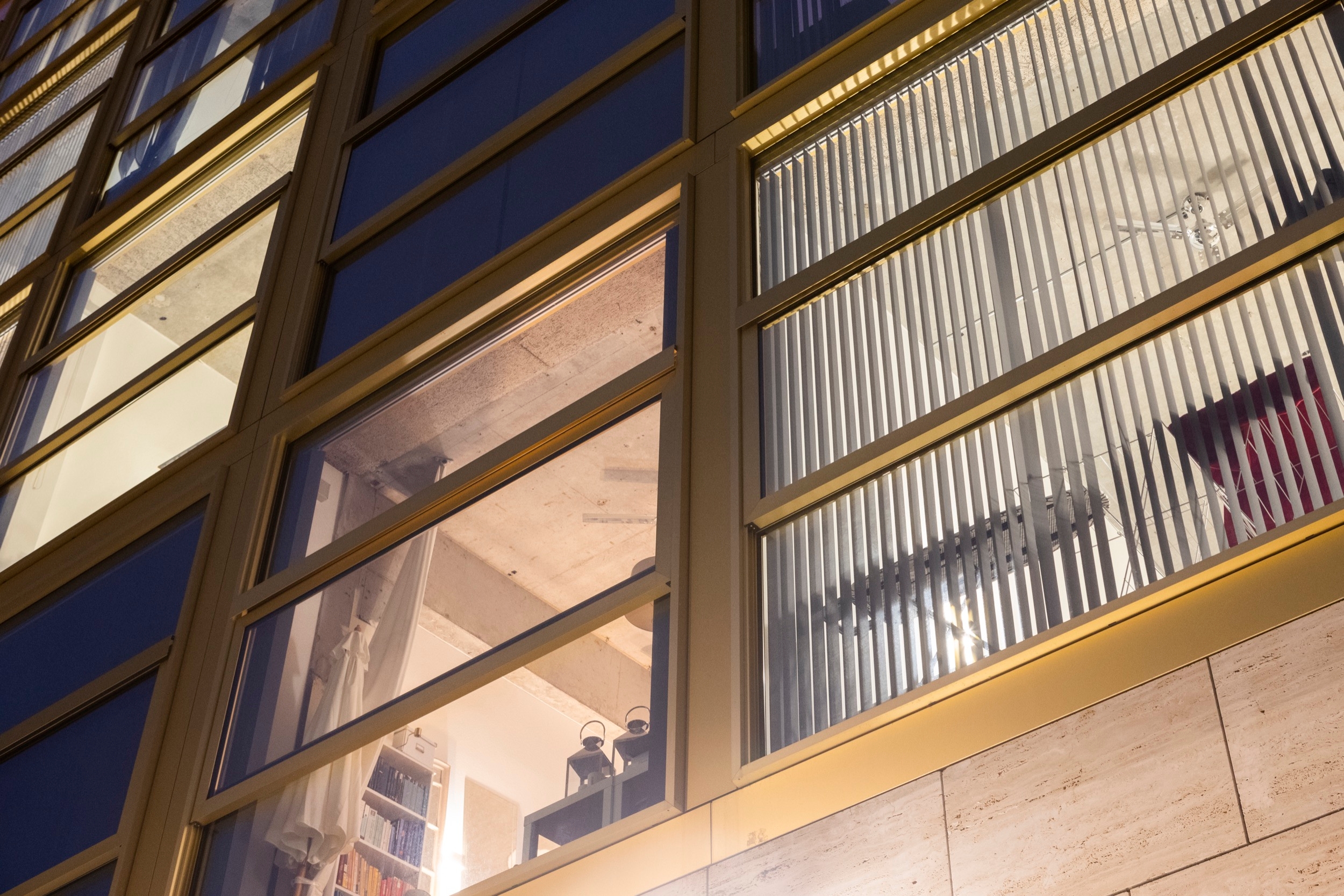 Vertical Blinds in Woongebouw Lighting