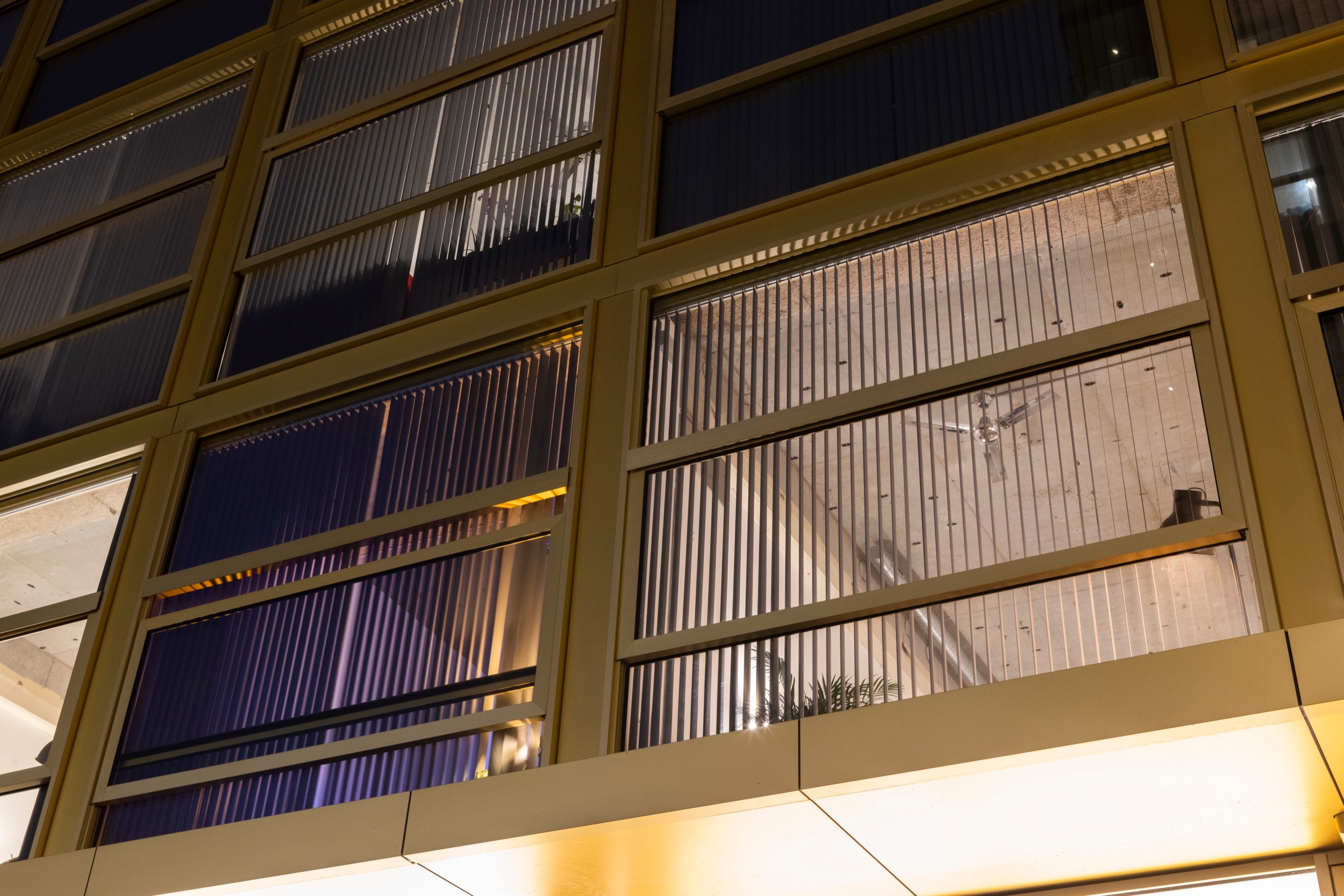 Vertical Blinds in Woongebouw Lighting
