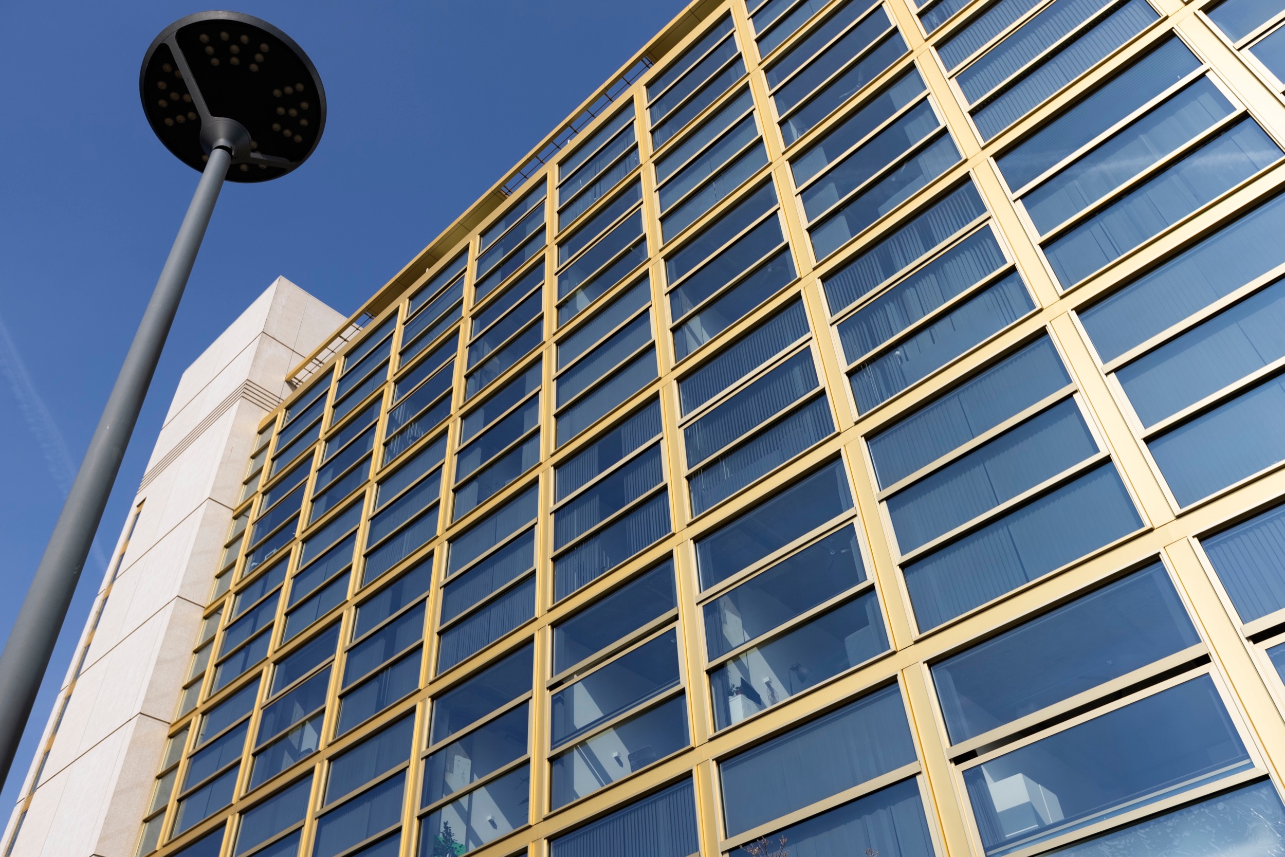 Vertical Blinds in Woongebouw Lighting
