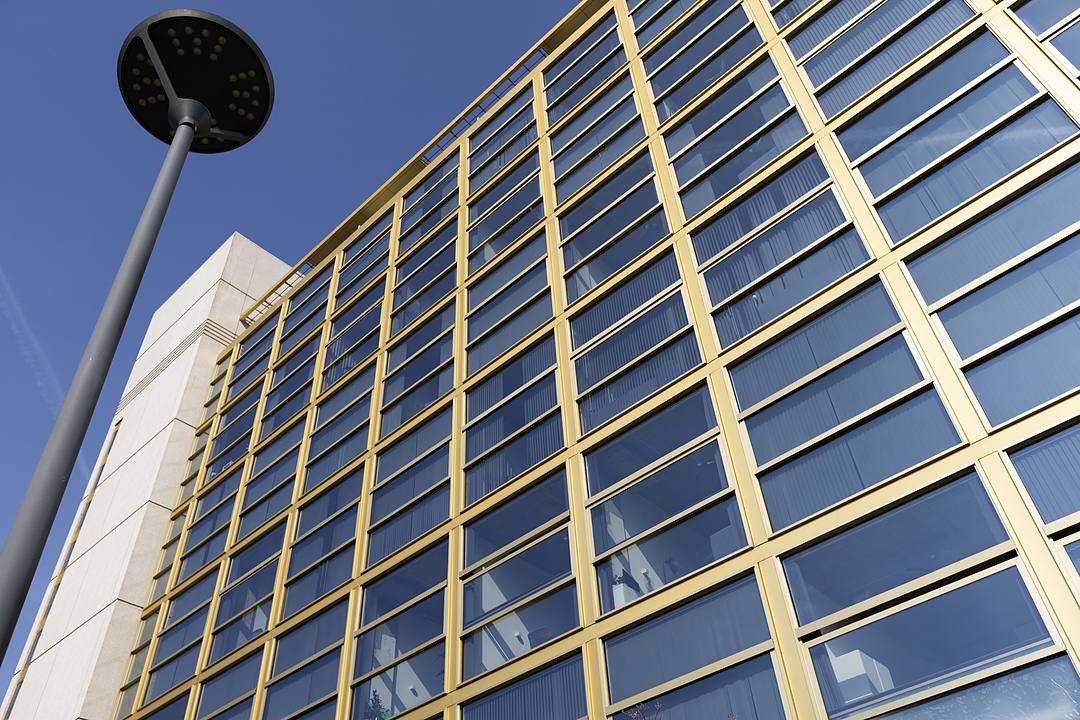 Vertical Blinds in Woongebouw Lighting