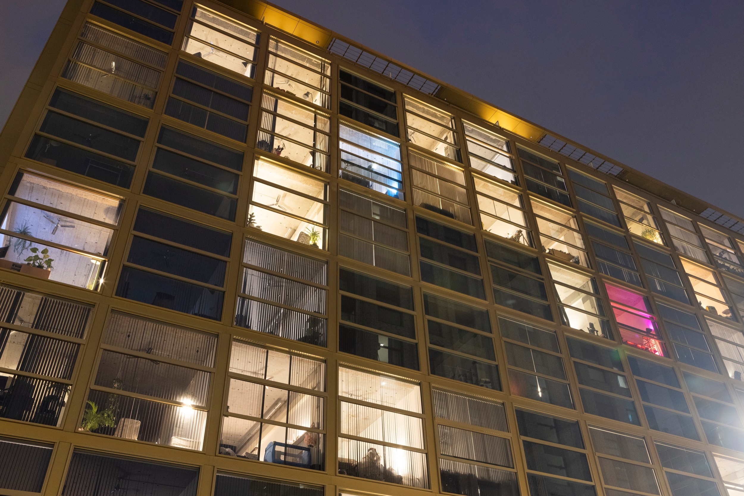 Vertical Blinds in Woongebouw Lighting