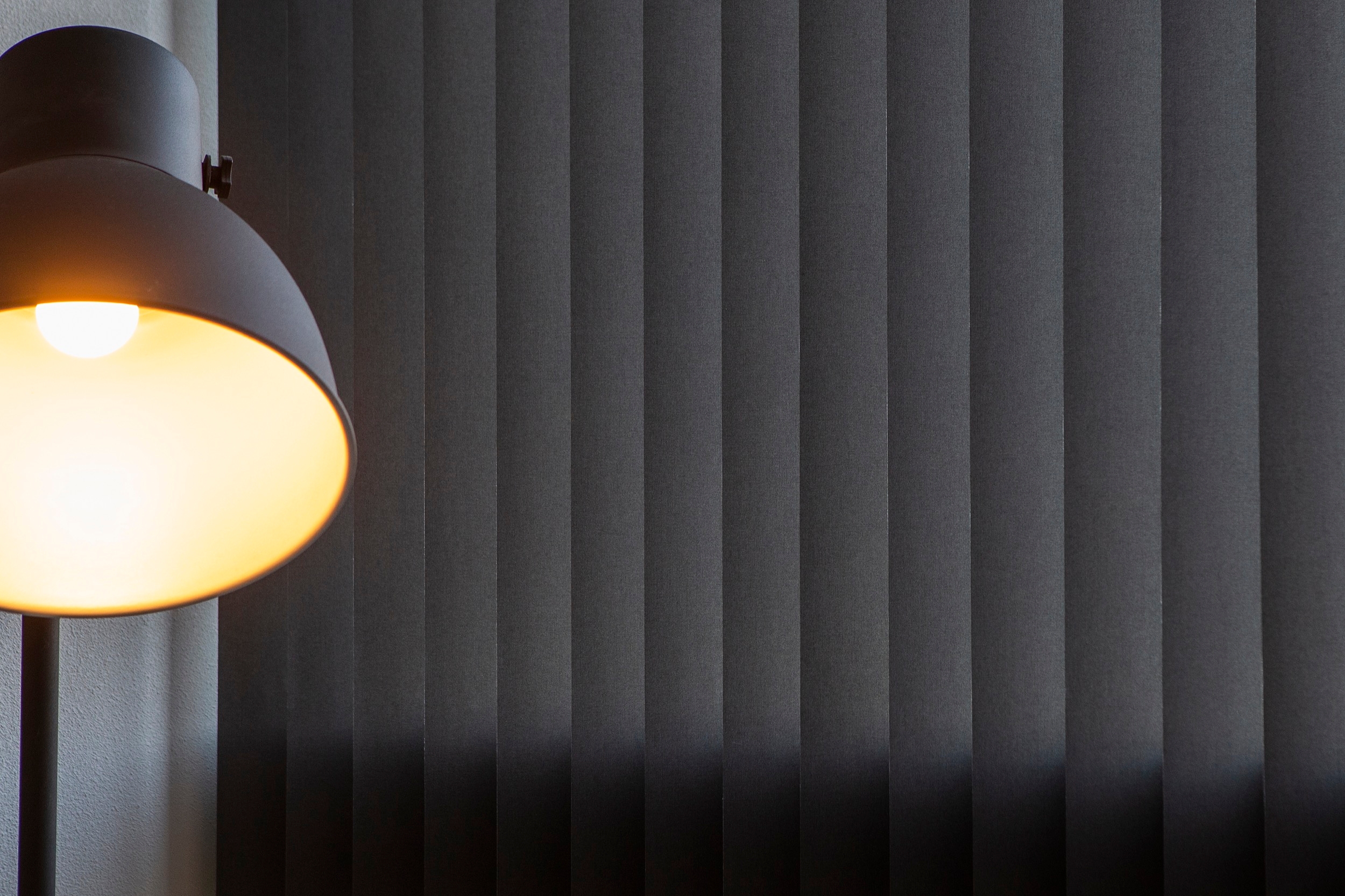 Vertical Blinds in Woongebouw Lighting
