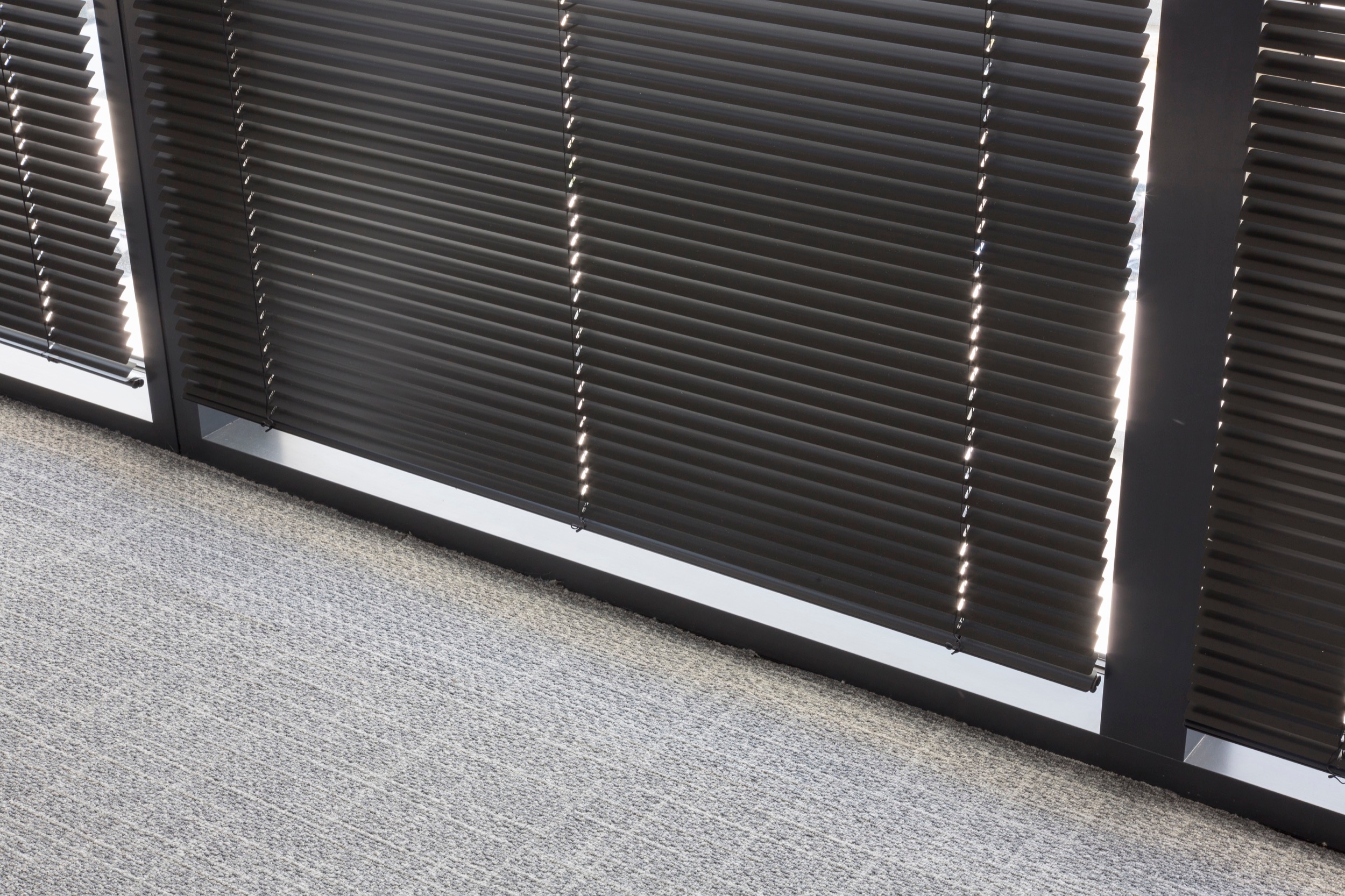 Aluminum Venetian Blinds in Thales Buildings