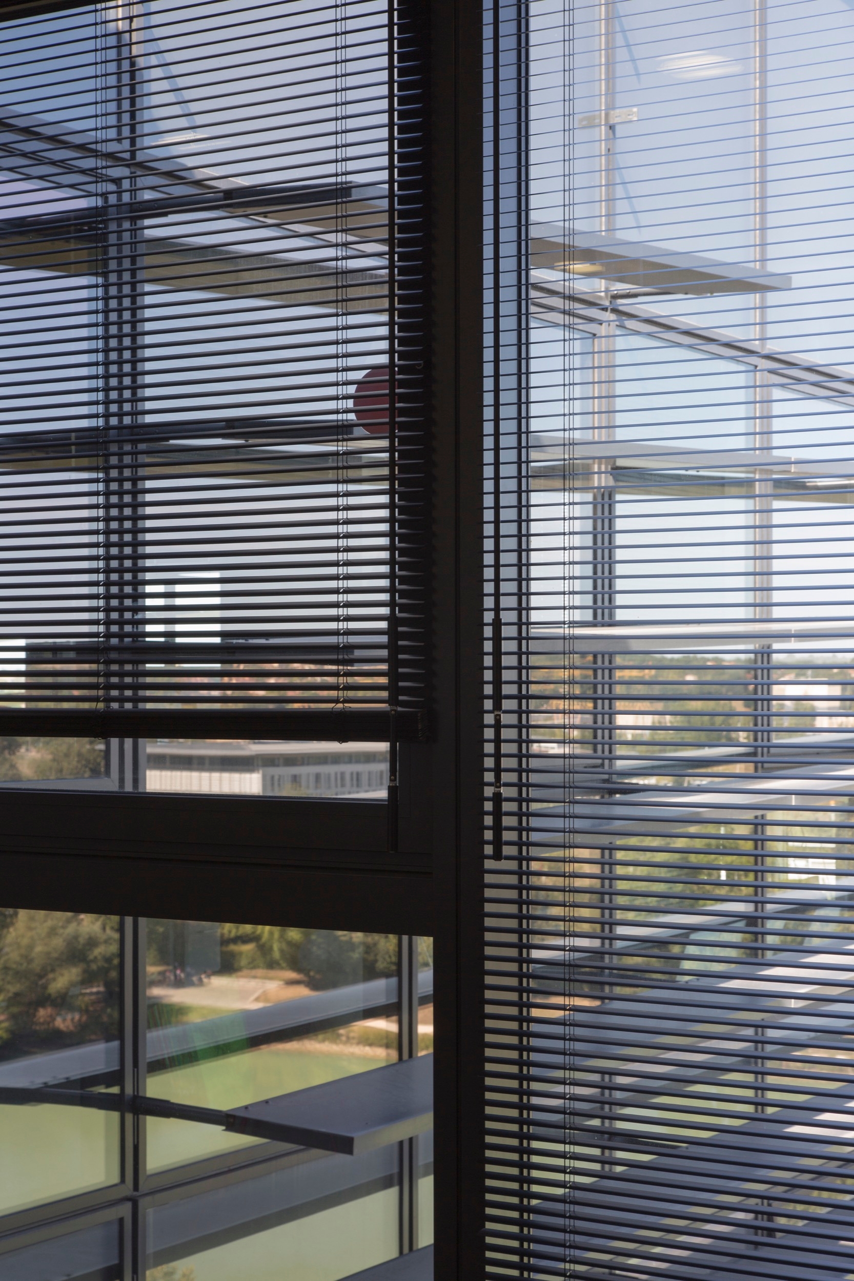 Aluminum Venetian Blinds in Thales Buildings