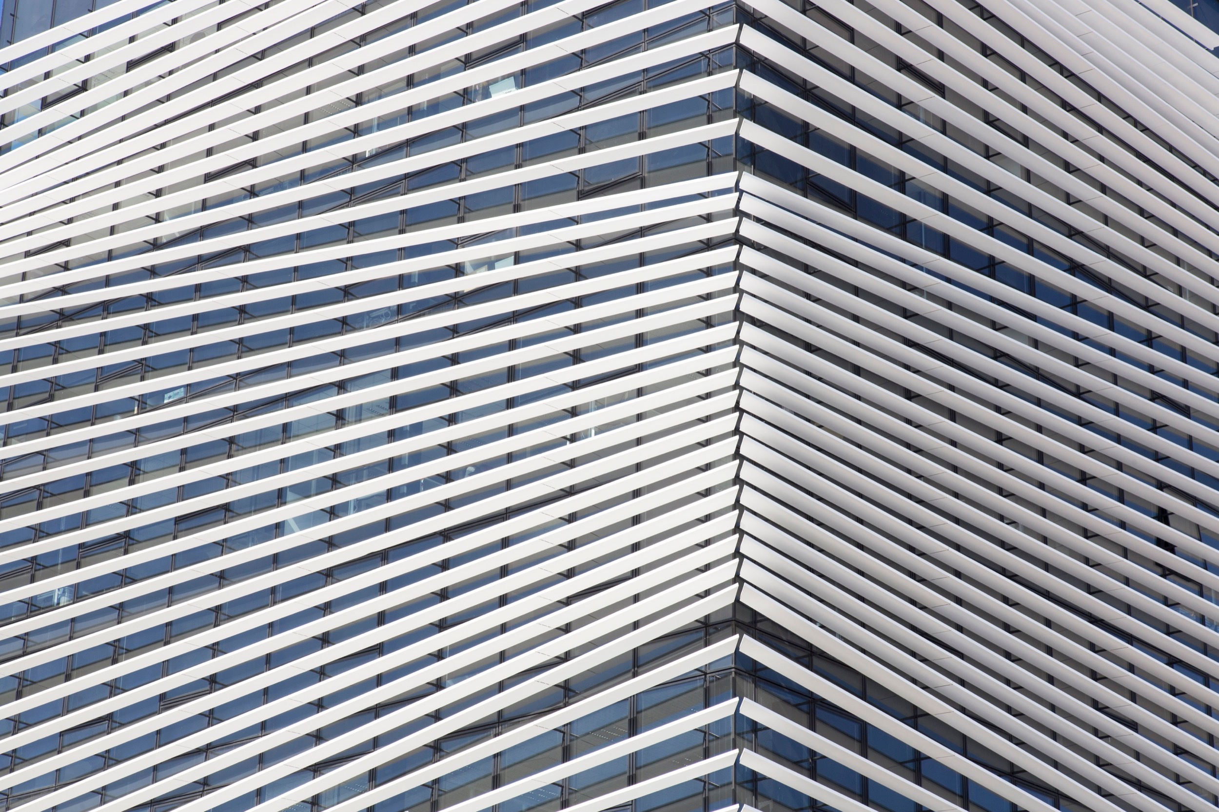 Aluminum Venetian Blinds in Thales Buildings