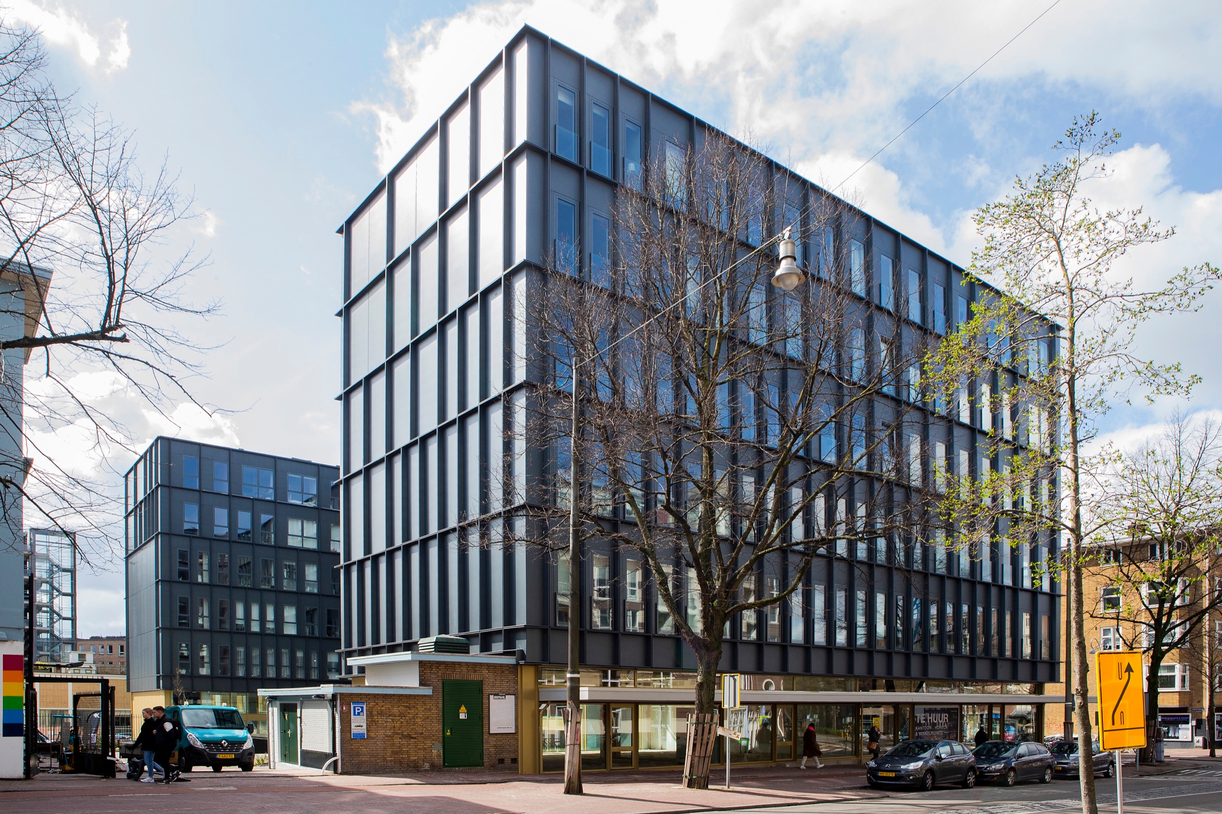 Roller Shades in DC Van Hall Building