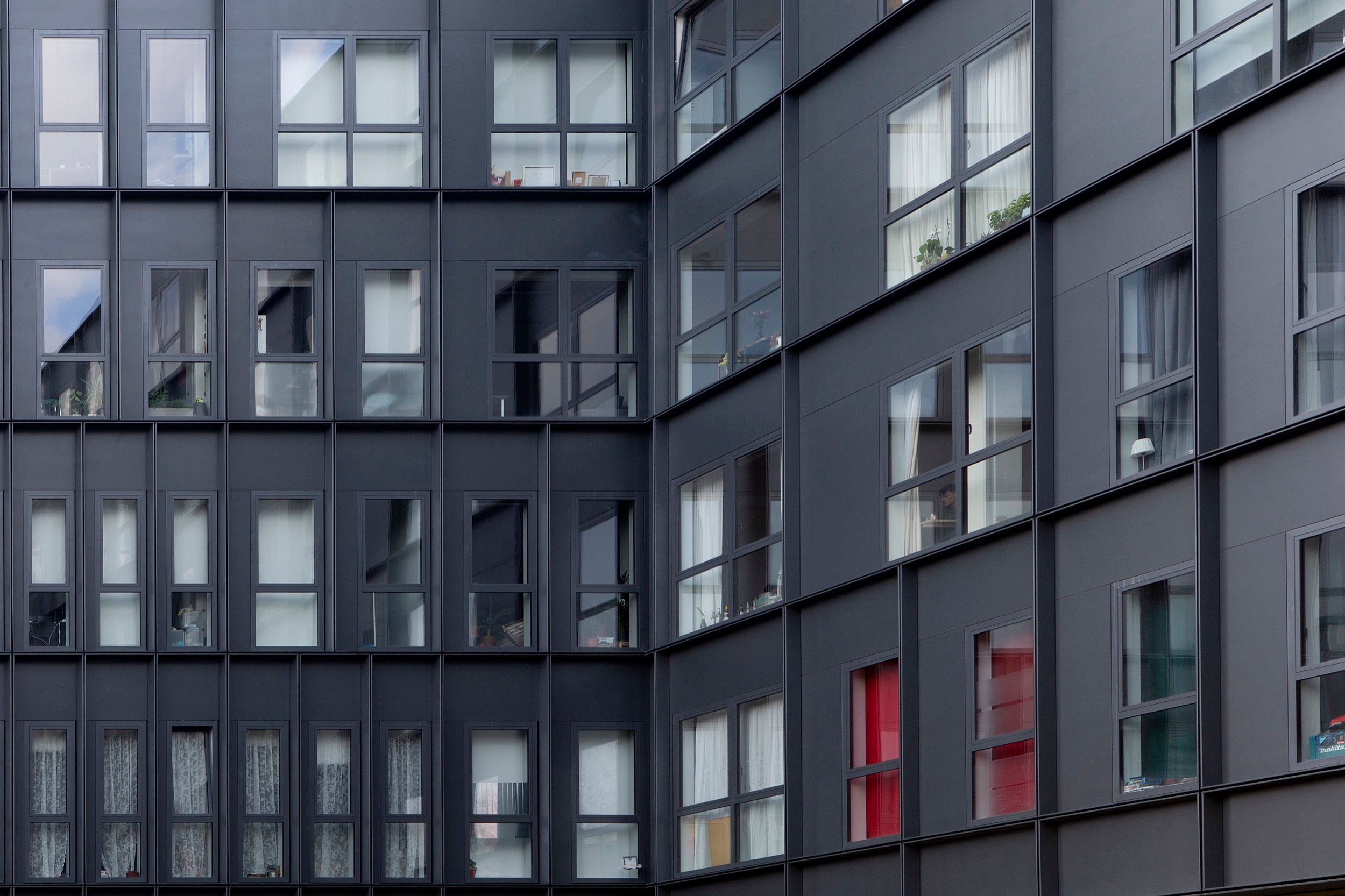 Roller Shades in DC Van Hall Building