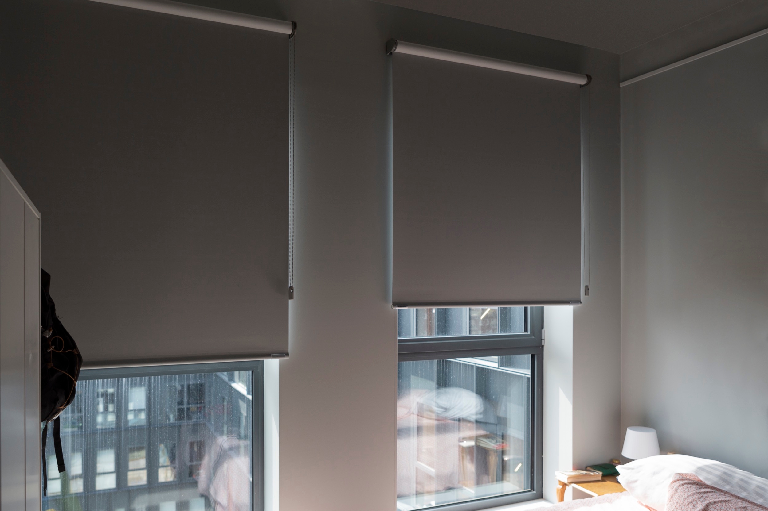 Roller Shades in DC Van Hall Building