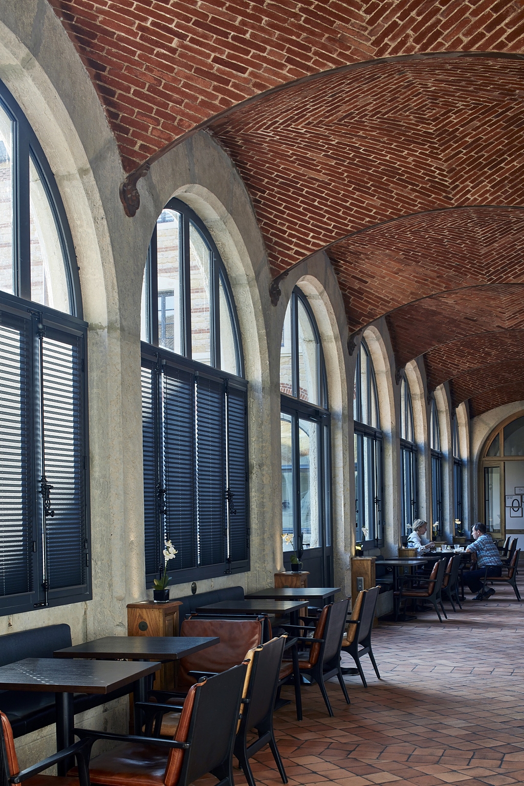 Pleated Shades in Le Fourviére Hotel